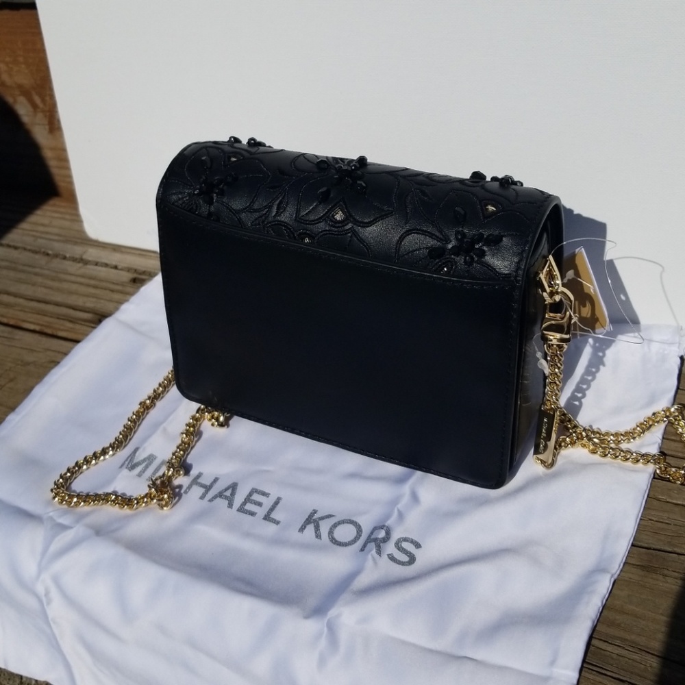 Michael Michael Kors Jade MD Gusset Clutch - Picture 6 of 8